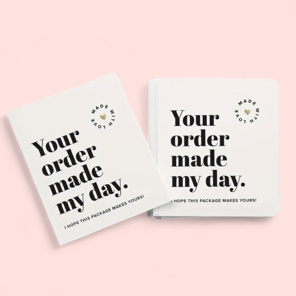 NIP 25 Count Thank You Cards for Small Business